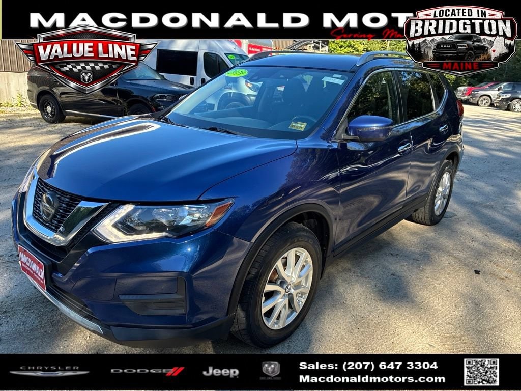 Used 2019 Nissan Rogue SV with VIN JN8AT2MV5KW393379 for sale in Bridgton, ME