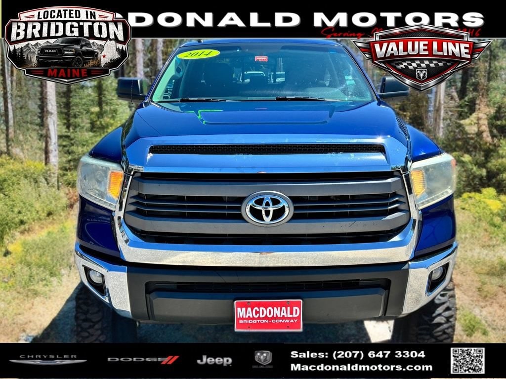 Used 2014 Toyota Tundra SR with VIN 5TFUY5F12EX356553 for sale in Bridgton, ME