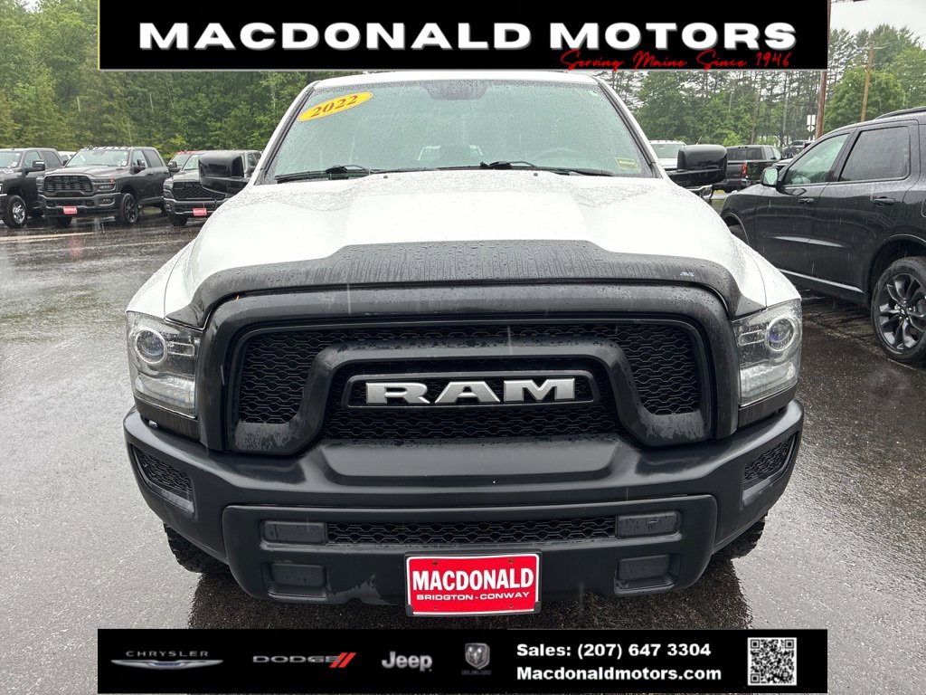 Used 2022 RAM Ram 1500 Classic Warlock with VIN 1C6RR7GG3NS223998 for sale in Bridgton, ME