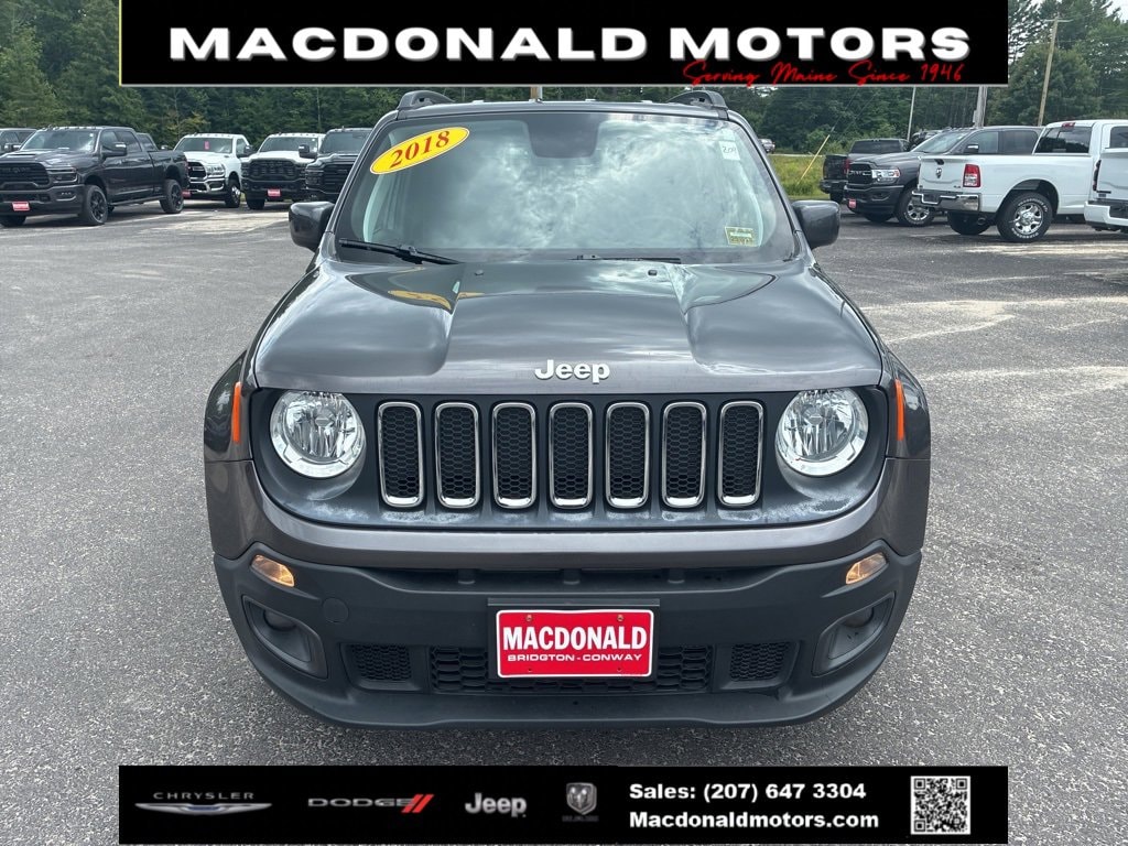 Used 2018 Jeep Renegade Latitude with VIN ZACCJABB9JPH11805 for sale in Bridgton, ME