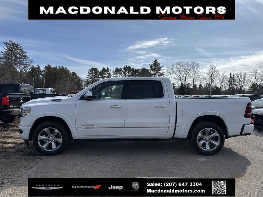 Used 2020 RAM Ram 1500 Pickup Limited with VIN 1C6SRFHT9LN421861 for sale in Bridgton, ME