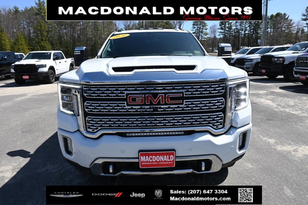 Used 2021 GMC Sierra 2500 Denali HD Denali with VIN 1GT49REY3MF260924 for sale in Bridgton, ME