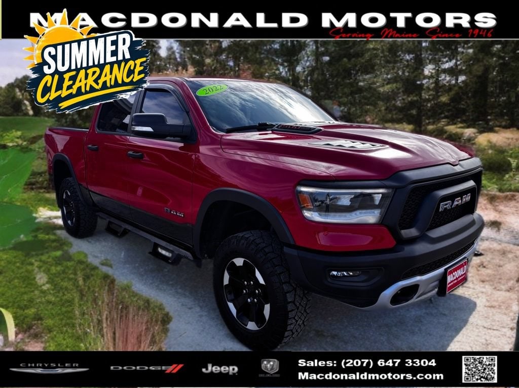 Used 2022 Ram 1500 Rebel Rebel 4x4 Crew Cab 57 Box