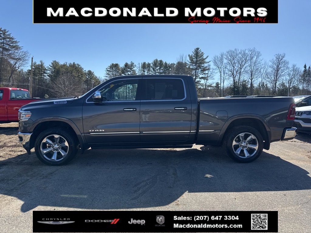 Used 2019 RAM Ram 1500 Pickup Limited with VIN 1C6SRFPT7KN762059 for sale in Bridgton, ME
