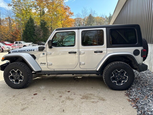 Used 2023 Jeep Wrangler 4xe Rubicon 4XE with VIN 1C4JJXR60PW586272 for sale in Center Conway, NH