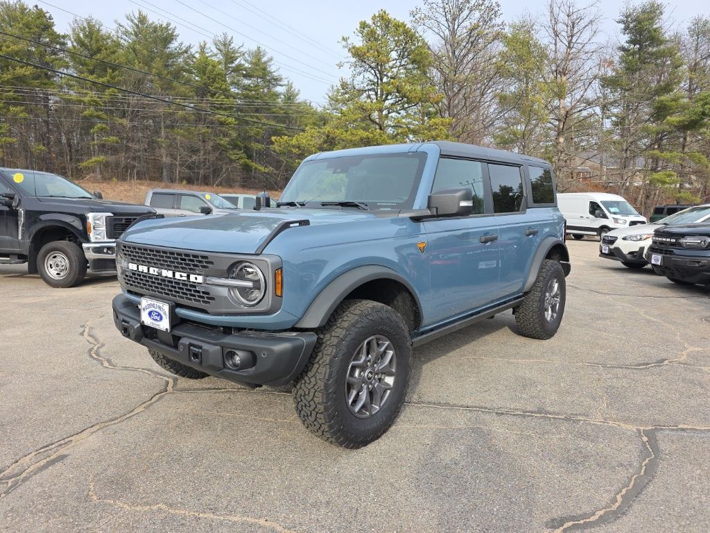 Blue (Azure Gray Metallic Tri-Coat) 2025 Ford Bronco Badlands 4-Door 4WD SUV / Crossover Four-Wheel Drive Automatic