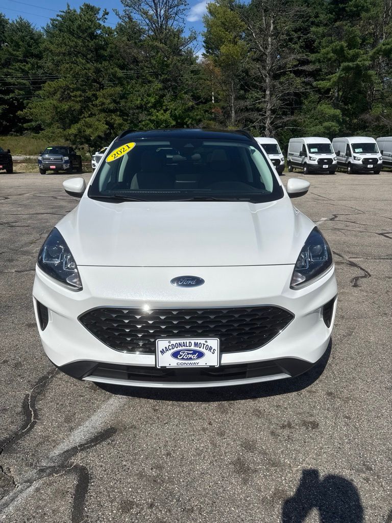 Used 2021 Ford Escape SE with VIN 1FMCU9G6XMUA33825 for sale in Conway, NH