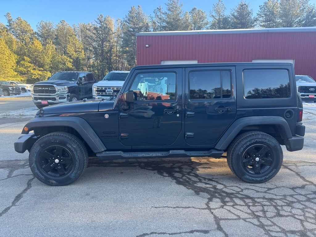 Used 2016 Jeep Wrangler Unlimited Sport S with VIN 1C4BJWDG3GL326013 for sale in Center Conway, NH