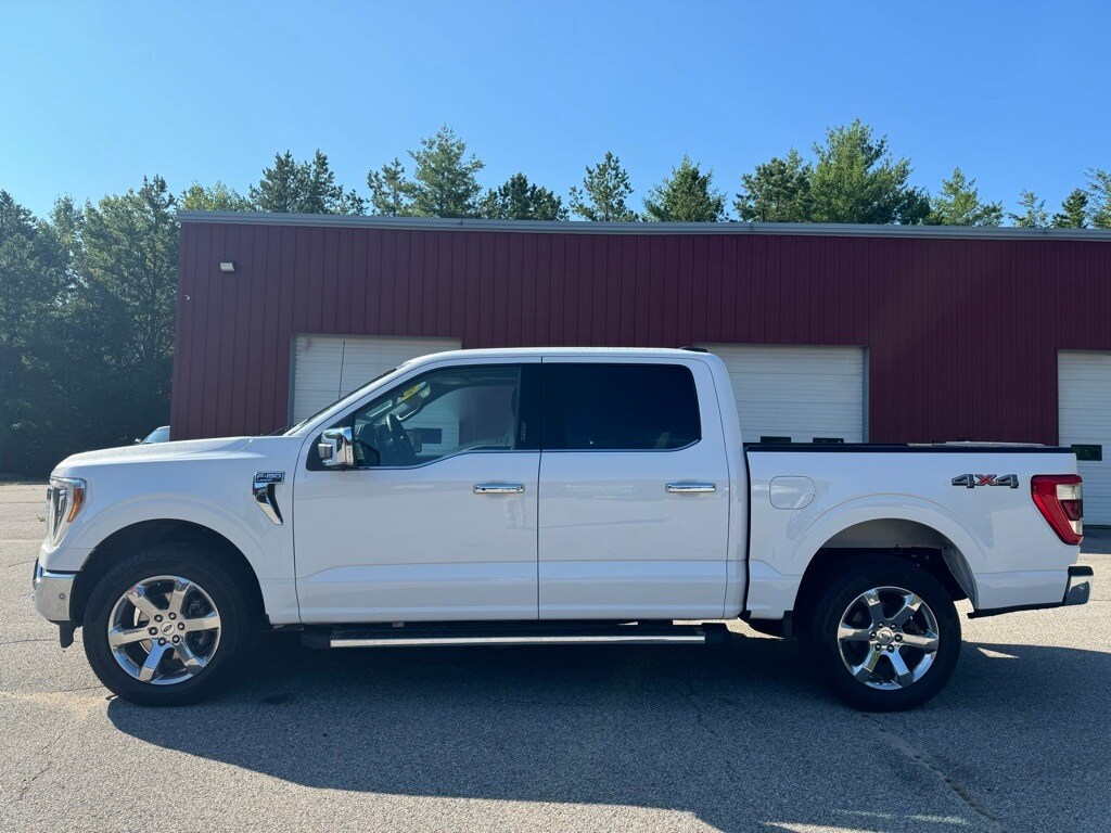 Used 2021 Ford F-150 Lariat with VIN 1FTFW1E85MFB64554 for sale in Center Conway, NH