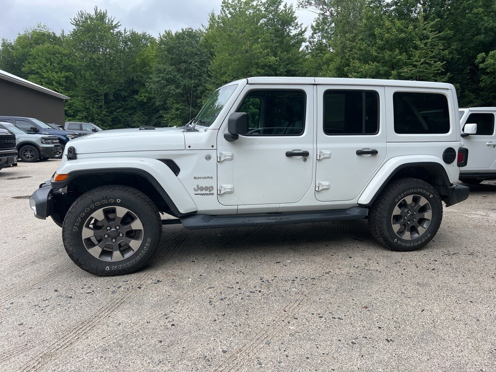 Used 2020 Jeep Wrangler Unlimited Sahara with VIN 1C4HJXEN6LW182866 for sale in Center Conway, NH