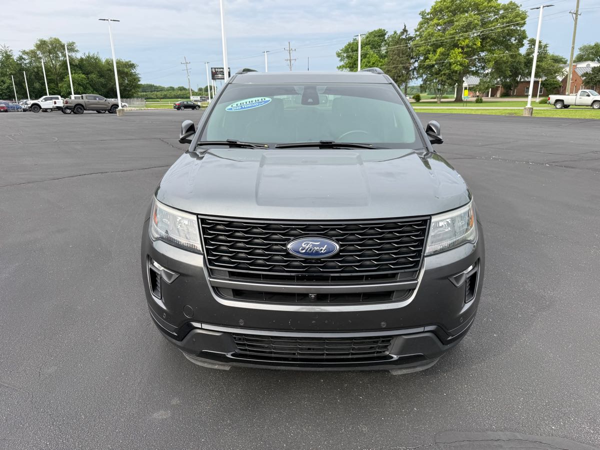 Used 2018 Ford Explorer Sport with VIN 1FM5K8GT1JGC25255 for sale in Terre Haute, IN