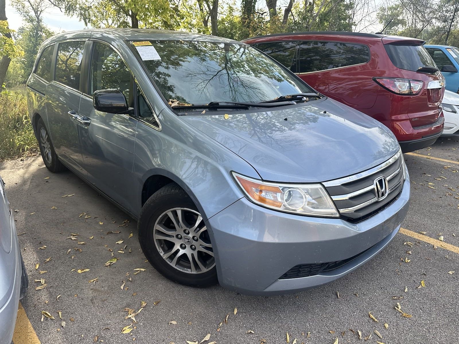 Used 2013 Honda Odyssey EX-L with VIN 5FNRL5H62DB086181 for sale in Marion, IA