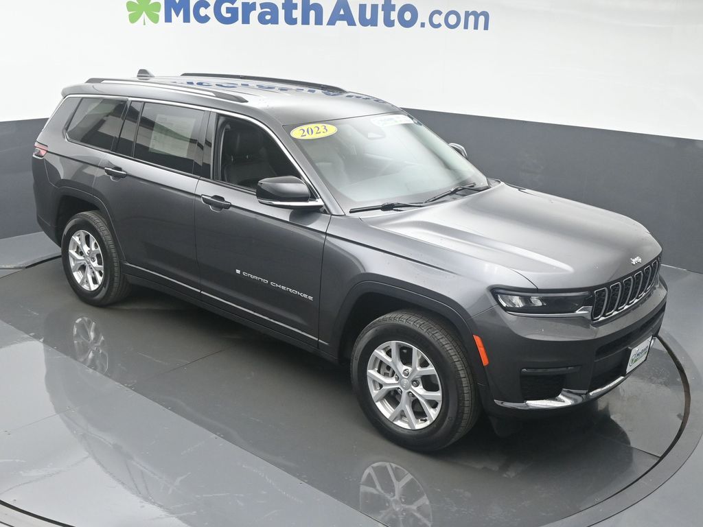 Used 2023 Jeep Grand Cherokee L Limited with VIN 1C4RJKBG7P8881589 for sale in Marion, IA