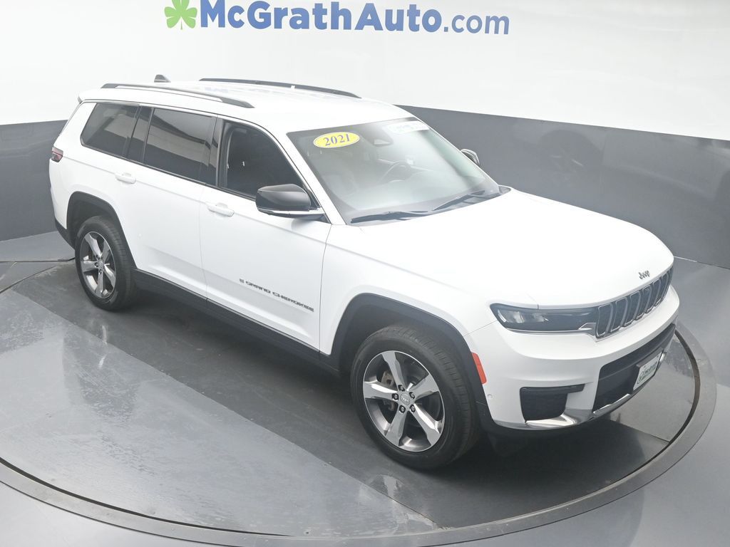Used 2021 Jeep Grand Cherokee L Limited with VIN 1C4RJKBG3M8122336 for sale in Marion, IA