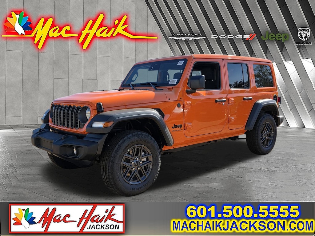 New 2025 Jeep Wrangler 4-DOOR SPORT S Sport Utility