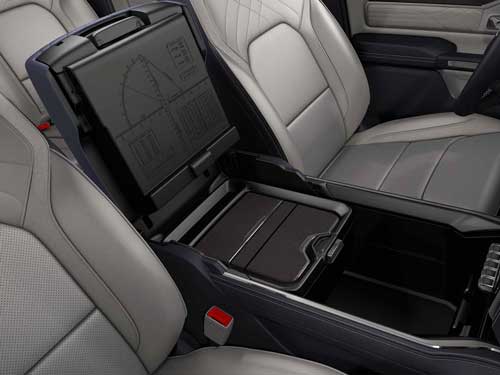 2024 RAM 1500 center console storage