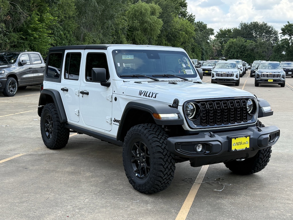 New 2025 Jeep Wrangler 4-DOOR WILLYS Sport Utility