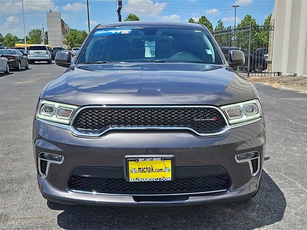 Used 2021 Dodge Durango SXT with VIN 1C4RDHAG7MC608396 for sale in Houston, TX