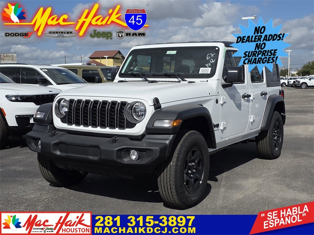 New 2026 Jeep Wrangler 4-DOOR SPORT Sport Utility