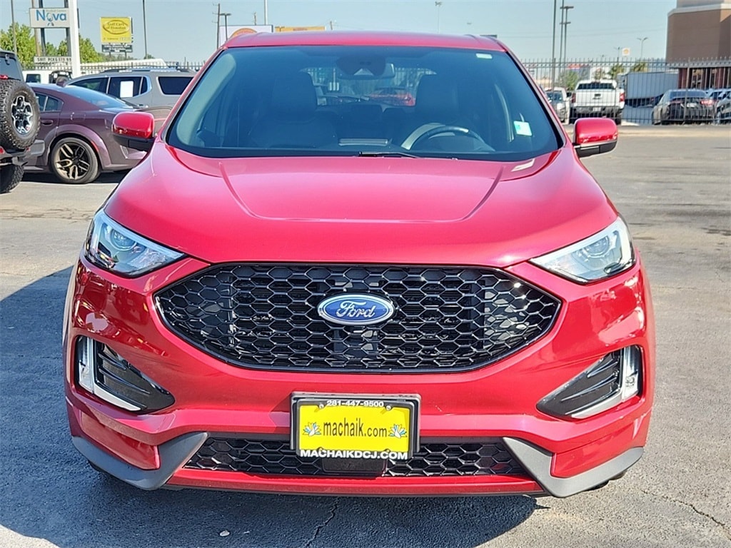 Used 2021 Ford Edge ST Line with VIN 2FMPK3J90MBA48332 for sale in Houston, TX