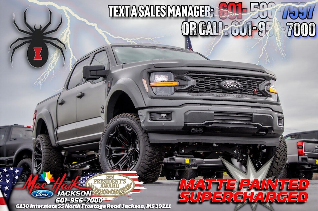 New 2026 Ford F-150 Black Widow Edition TRUCK