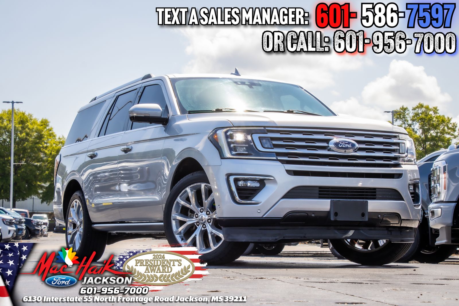 Certified 2018 Ford Expedition Limited with VIN 1FMJK1KT2JEA62351 for sale in Flowood, MS