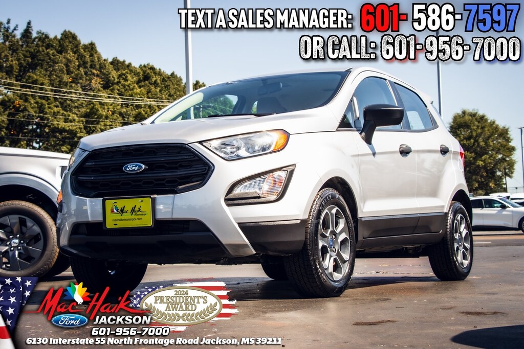 Certified 2021 Ford EcoSport S SUV