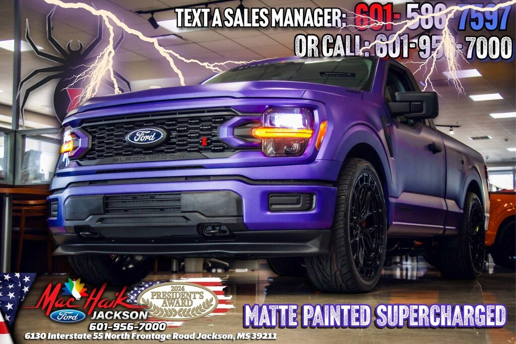 New 2025 Ford F-150 710 HP Lowered Black Widow TRUCK