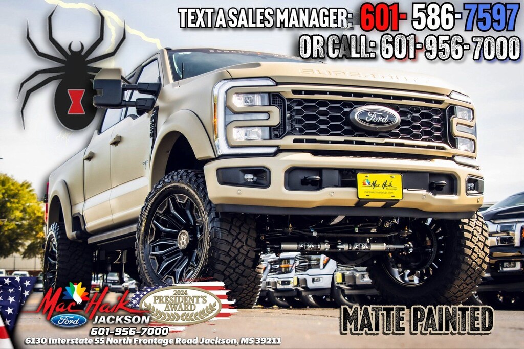 New 2026 Ford F-250 Black Widow Military Edition TRUCK