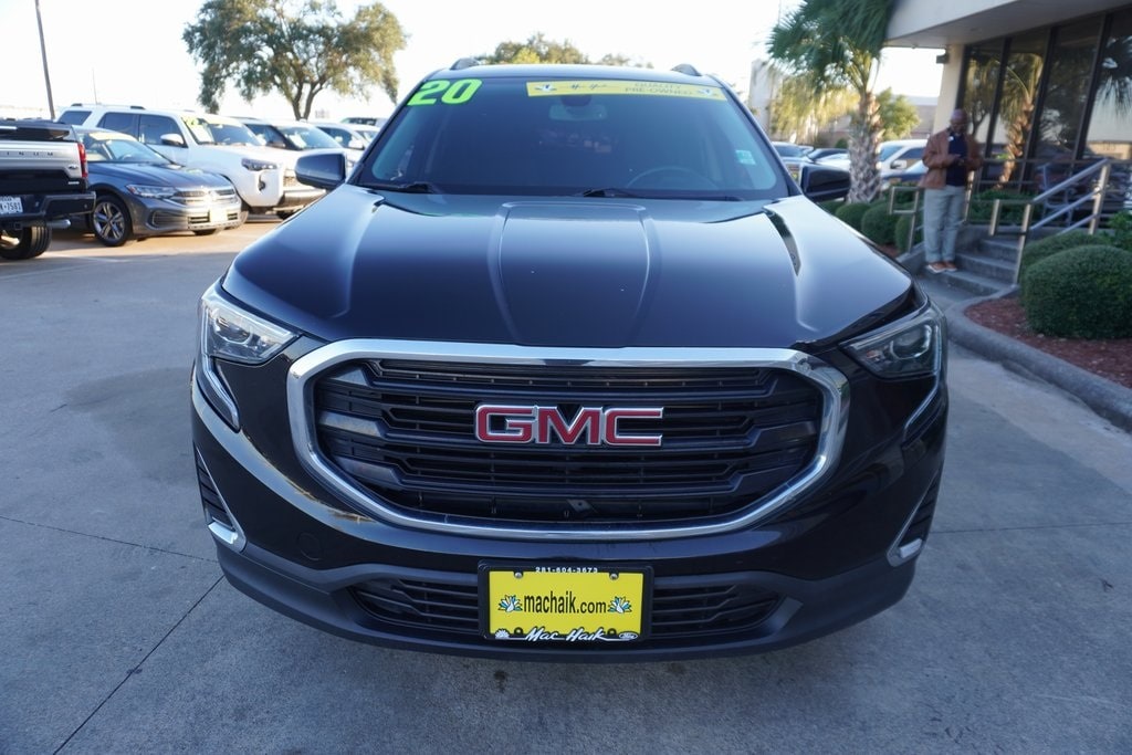 Used 2020 GMC Terrain SLE with VIN 3GKALMEV5LL111596 for sale in Pasadena, TX