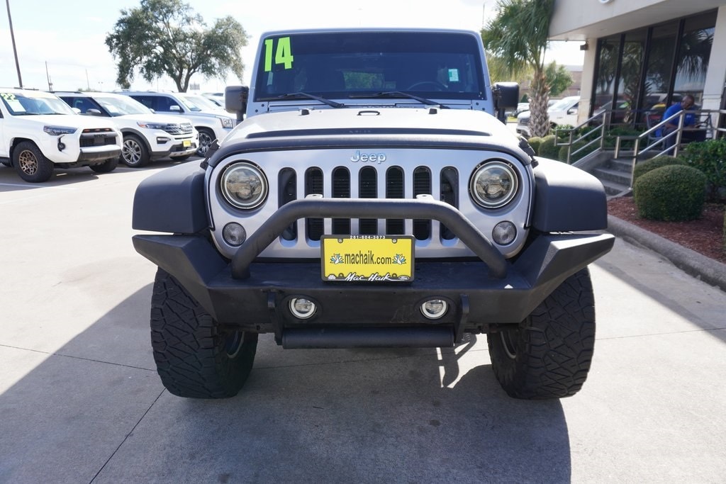Used 2014 Jeep Wrangler Unlimited Sport with VIN 1C4BJWDGXEL218291 for sale in Pasadena, TX