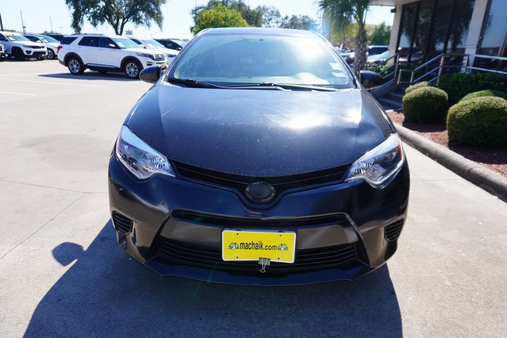 Used 2014 Toyota Corolla LE with VIN 5YFBURHEXEP063802 for sale in Pasadena, TX