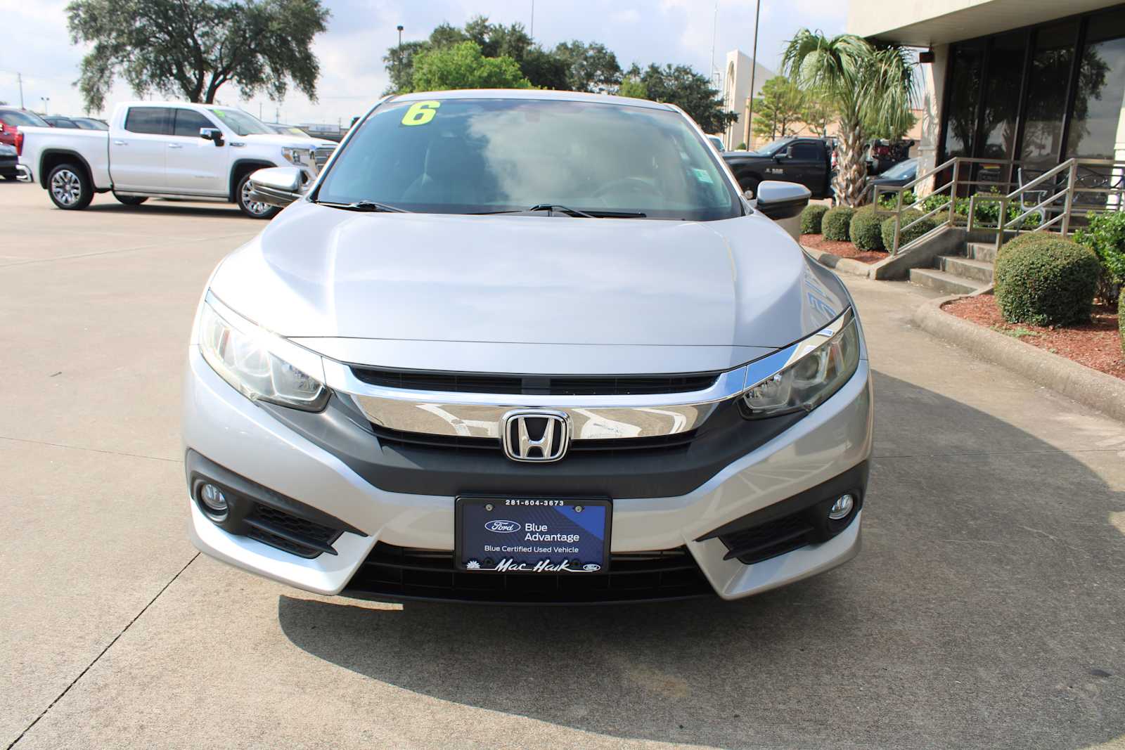 Used 2016 Honda Civic EX with VIN 2HGFC3B38GH356908 for sale in Pasadena, TX