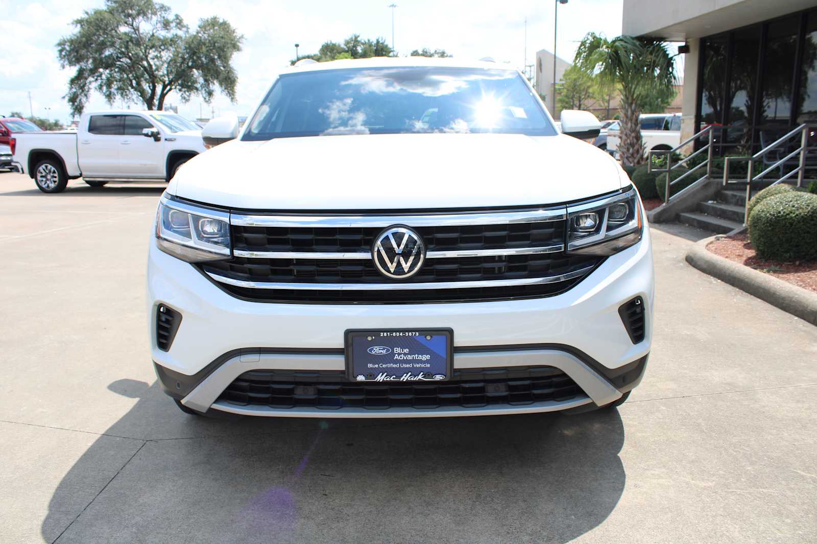 Used 2021 Volkswagen Atlas Cross Sport SE w/Tech with VIN 1V2WC2CA7MC226301 for sale in Pasadena, TX