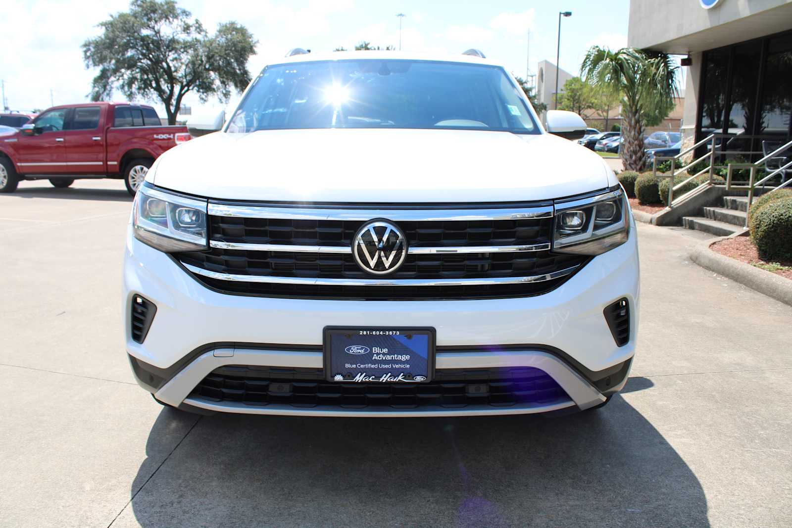 Used 2021 Volkswagen Atlas SE w/Tech with VIN 1V2JR2CAXMC566681 for sale in Pasadena, TX