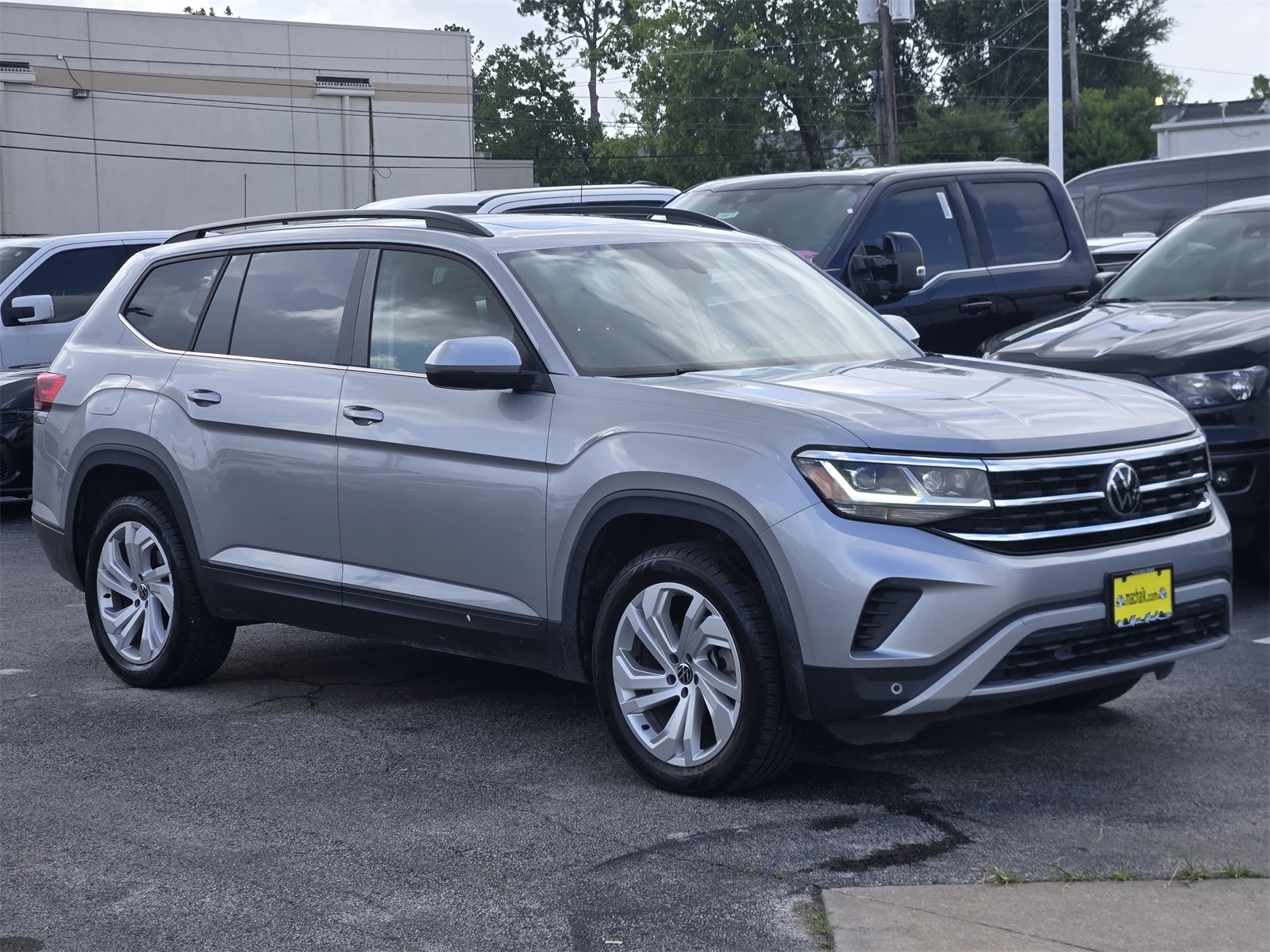 Used 2021 Volkswagen Atlas SE w/Tech with VIN 1V2JP2CA9MC556794 for sale in Houston, TX