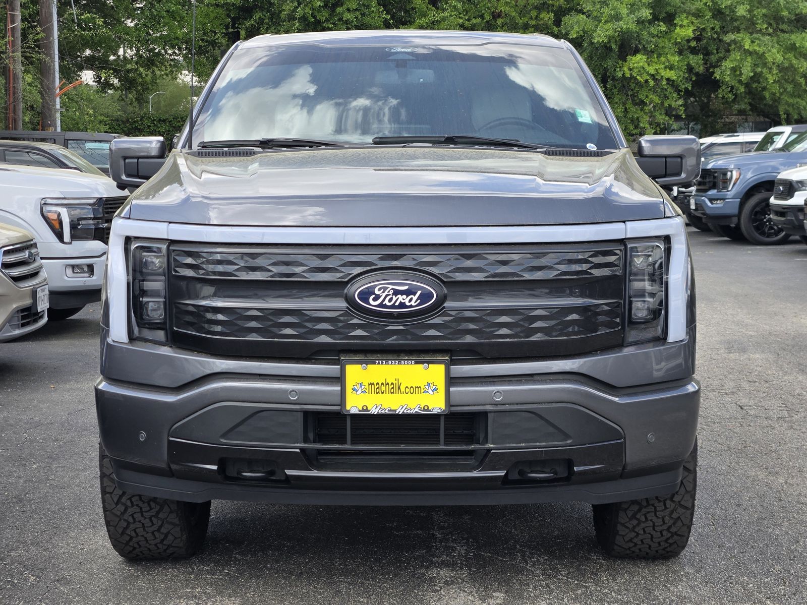 Used 2024 Ford F-150 Lightning Platinum with VIN 1FT6W7L77RWG16783 for sale in Houston, TX