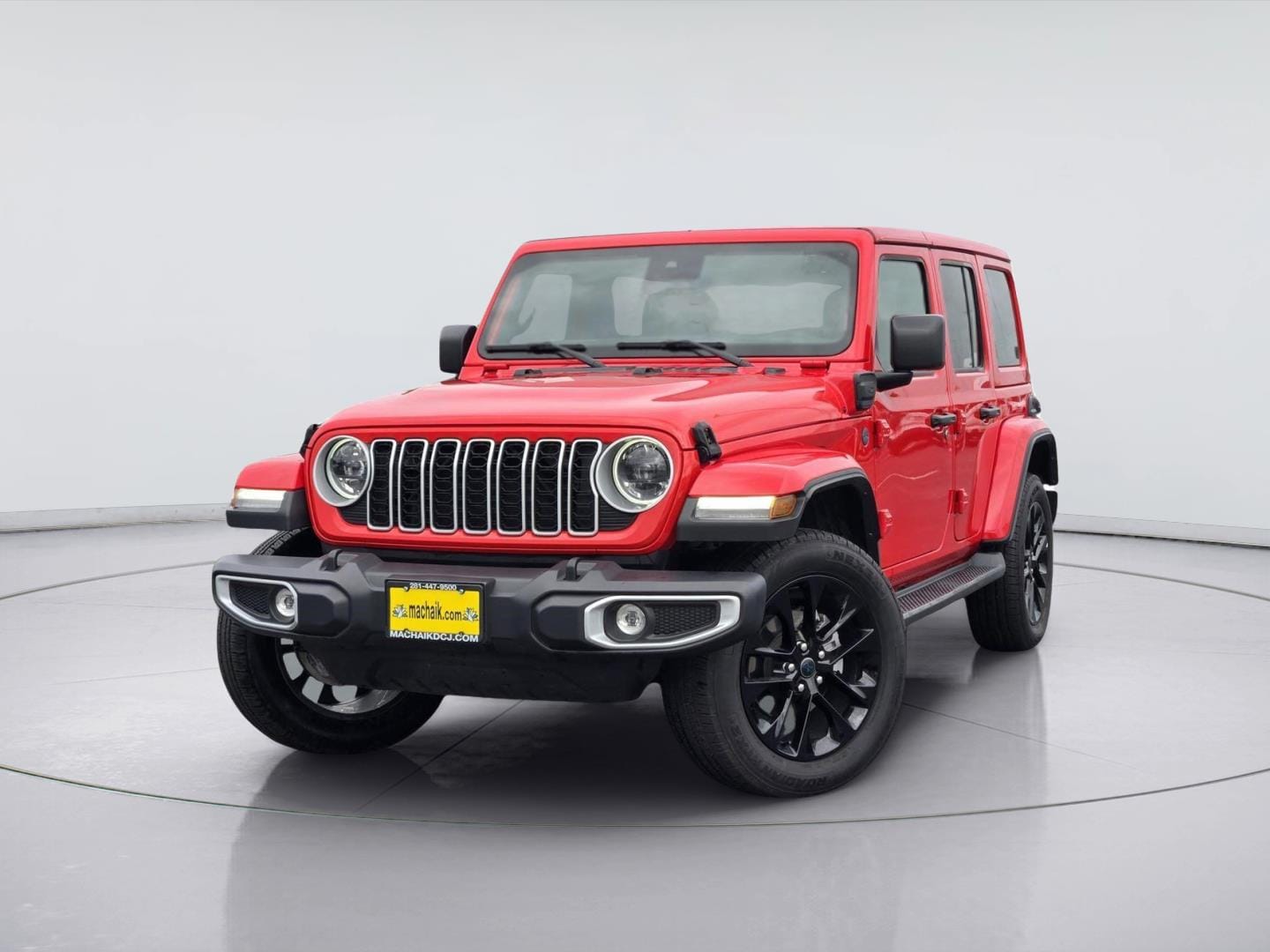 Firecracker Red Clearcoat 2025 Jeep Wrangler 4xe SUV / Crossover Four-Wheel Drive 8-Speed Automatic
