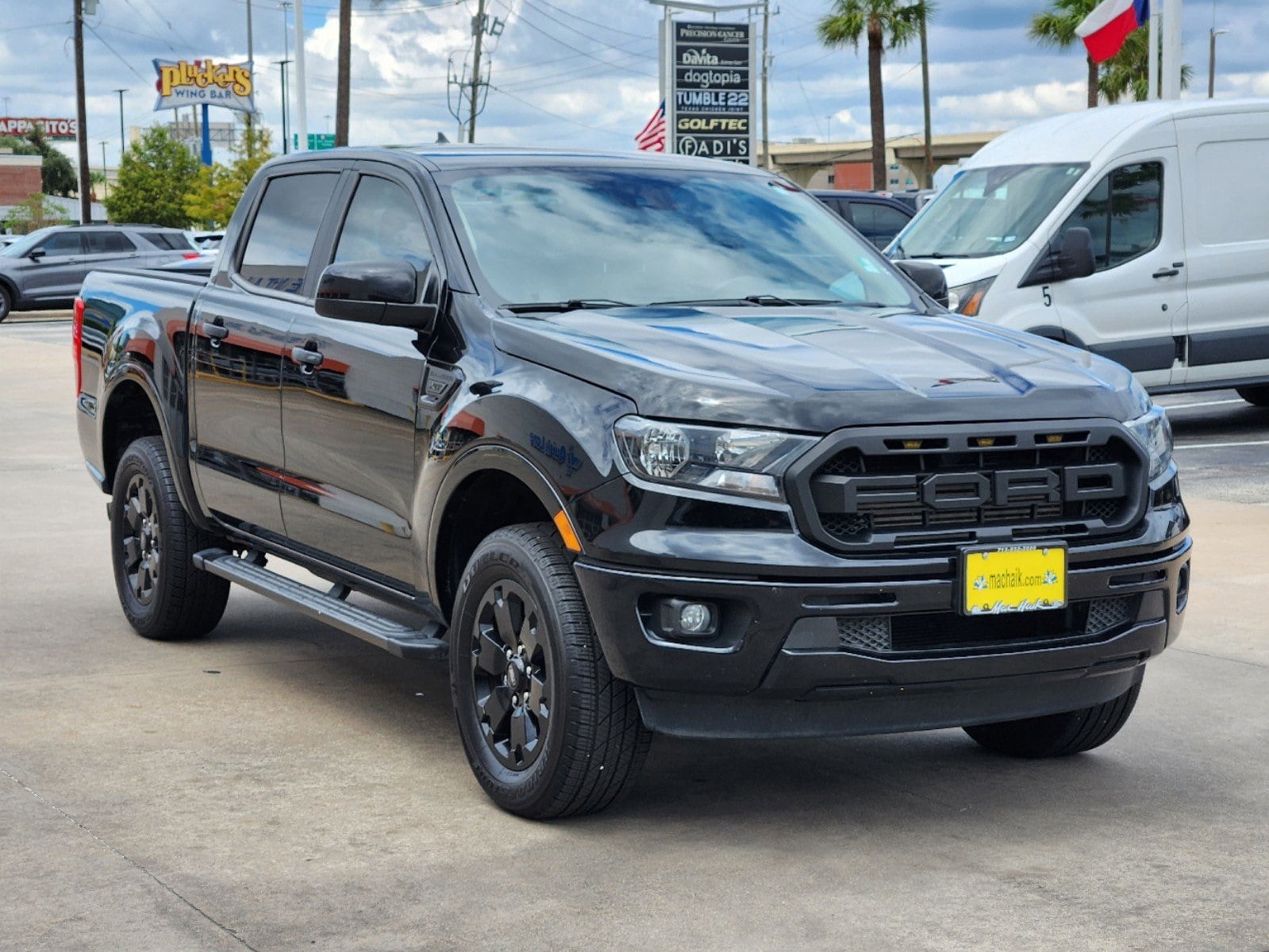 Certified 2021 Ford Ranger XLT with VIN 1FTER4EH6MLD05413 for sale in Houston, TX