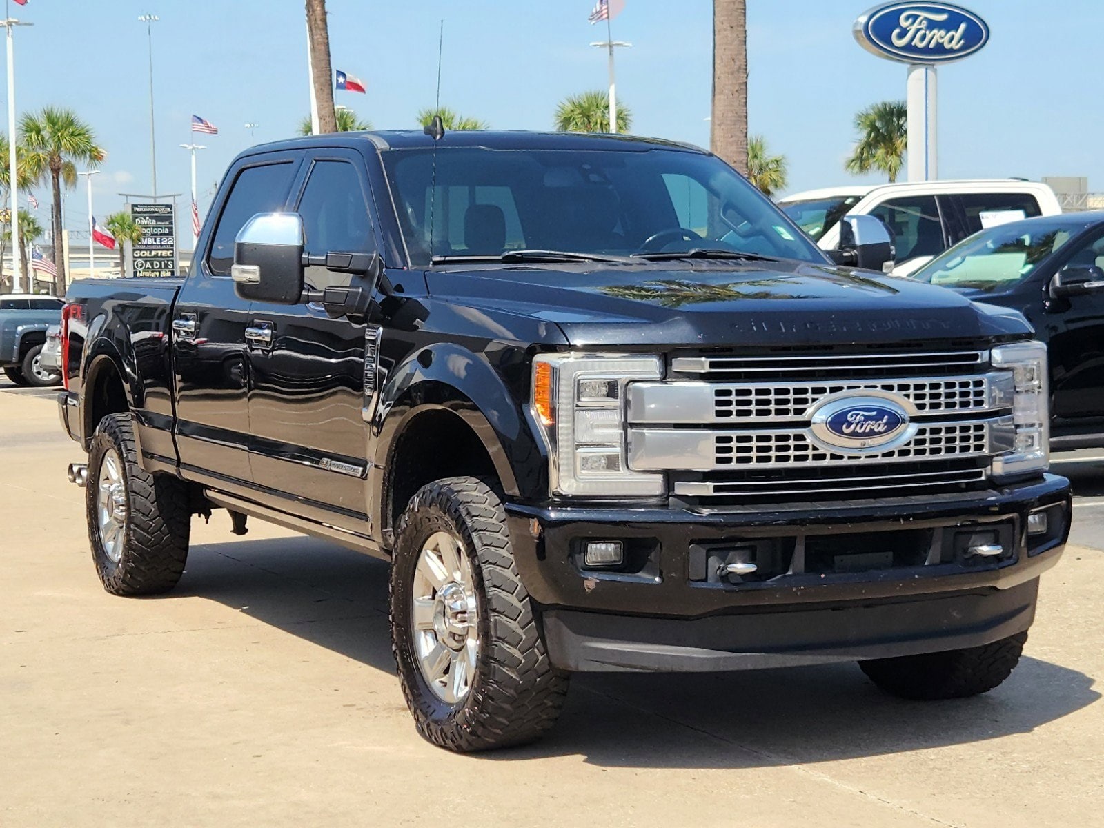 Used 2019 Ford F-250 Super Duty Platinum with VIN 1FT7W2BT7KEC07488 for sale in Houston, TX