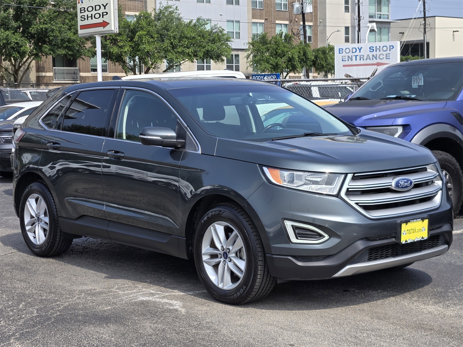 Used 2015 Ford Edge SEL with VIN 2FMTK3J80FBB34829 for sale in Houston, TX