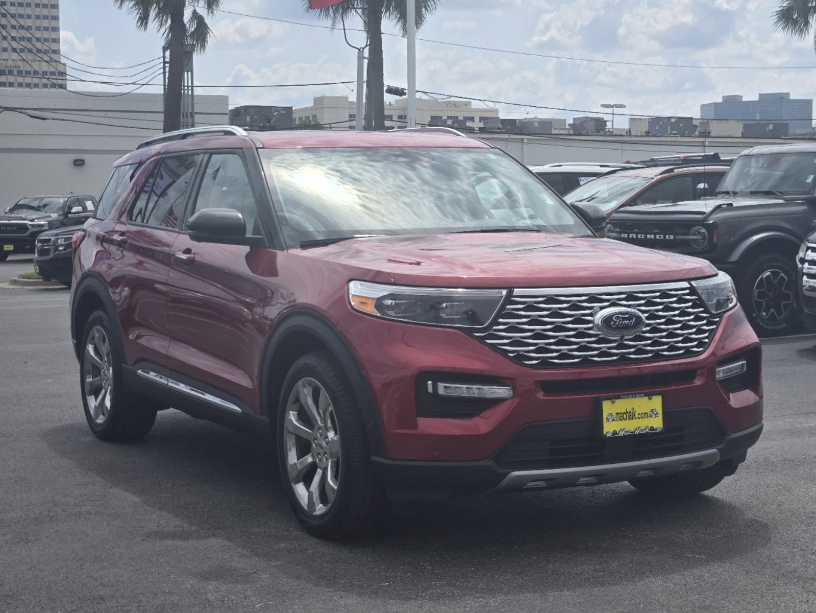 Certified 2020 Ford Explorer Platinum with VIN 1FM5K8HC4LGA26704 for sale in Houston, TX