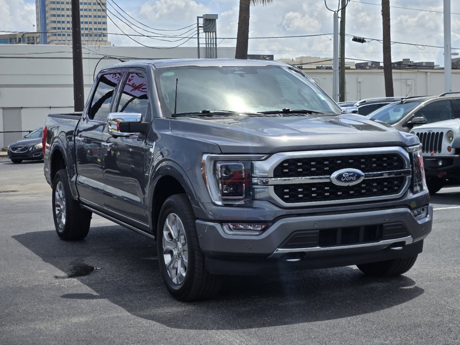 Certified 2023 Ford F-150 Platinum with VIN 1FTFW1E80PFA57092 for sale in Houston, TX