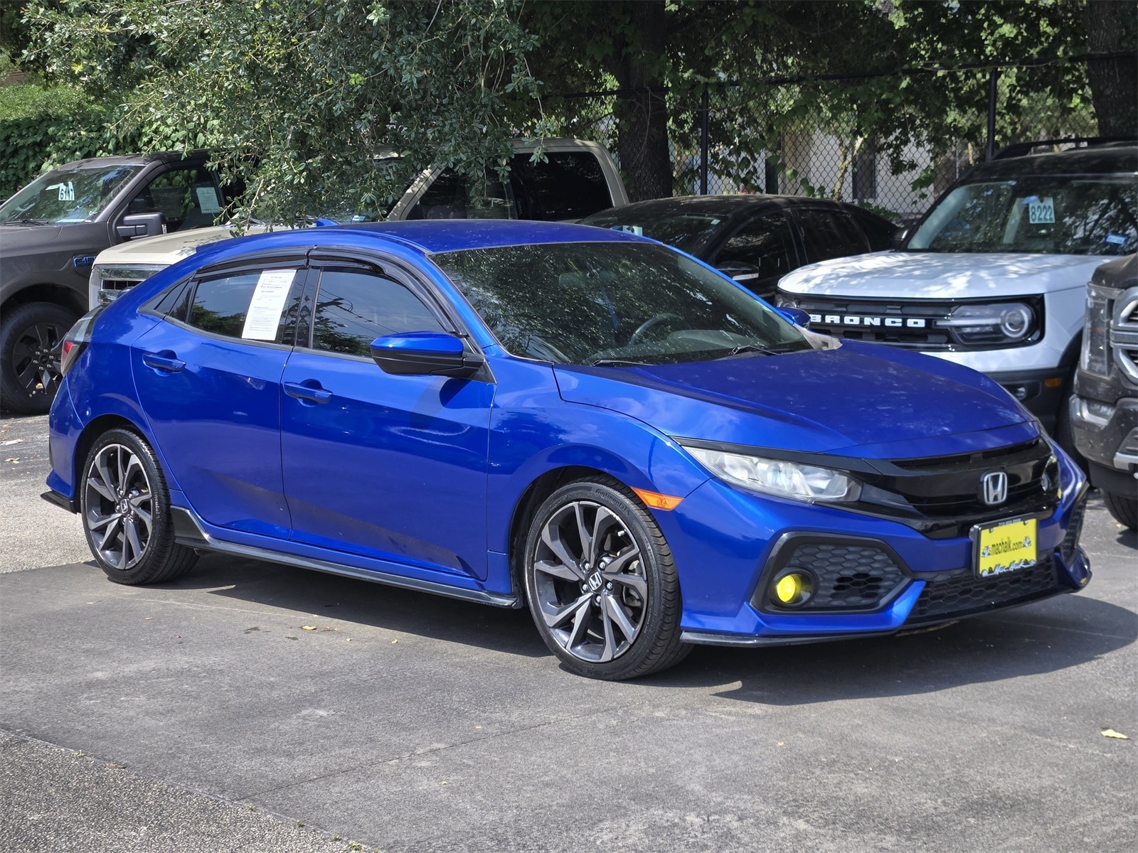 Certified 2017 Honda Civic Hatchback Sport with VIN SHHFK7H40HU230380 for sale in Houston, TX