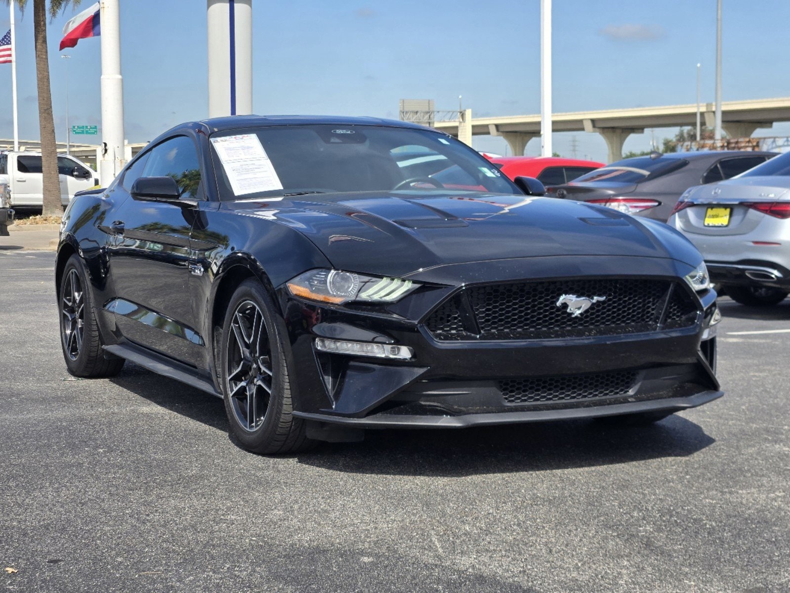 Certified 2022 Ford Mustang GT Premium with VIN 1FA6P8CF3N5140614 for sale in Houston, TX