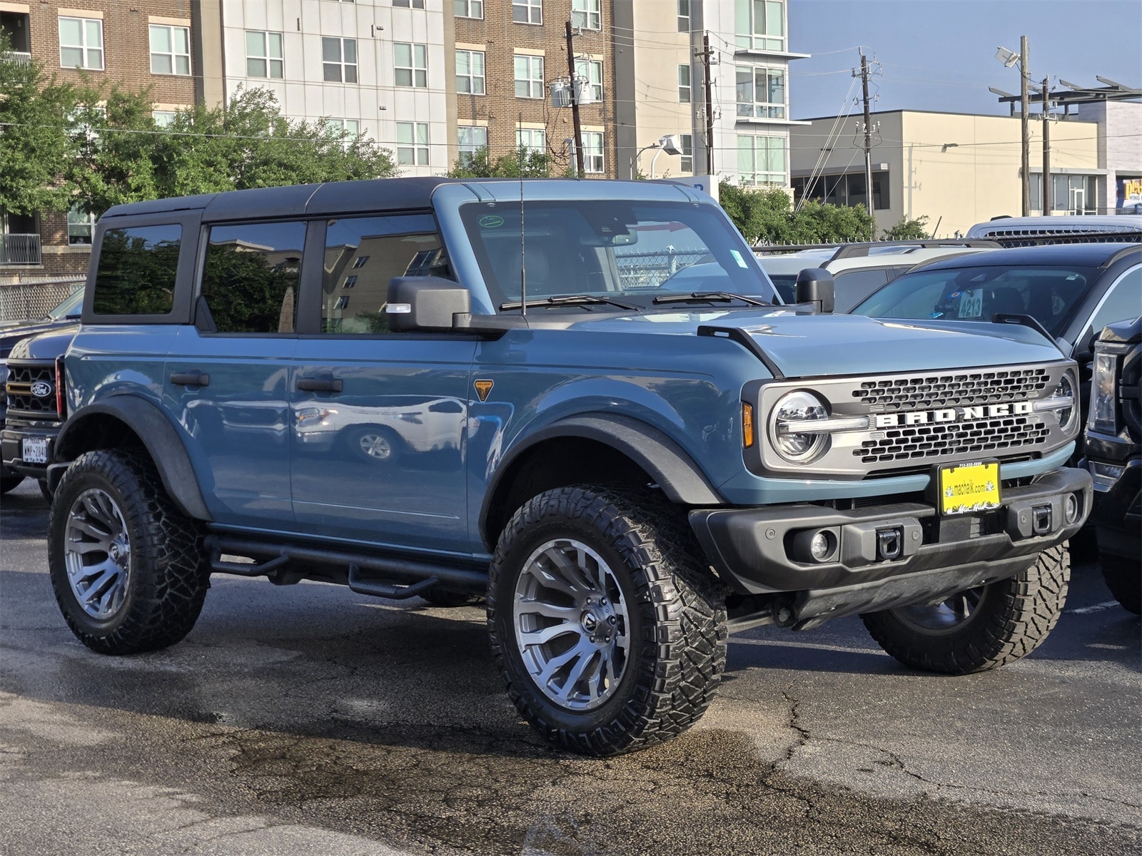 Used 2023 Ford Bronco 4-Door Badlands with VIN 1FMEE5DP1PLB02469 for sale in Houston, TX