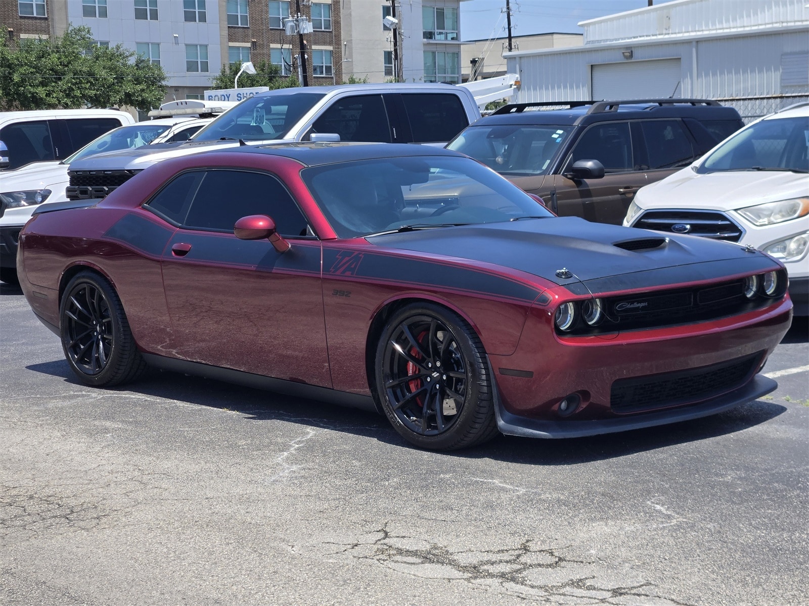 Used 2018 Dodge Challenger T/A with VIN 2C3CDZFJ8JH124198 for sale in Houston, TX