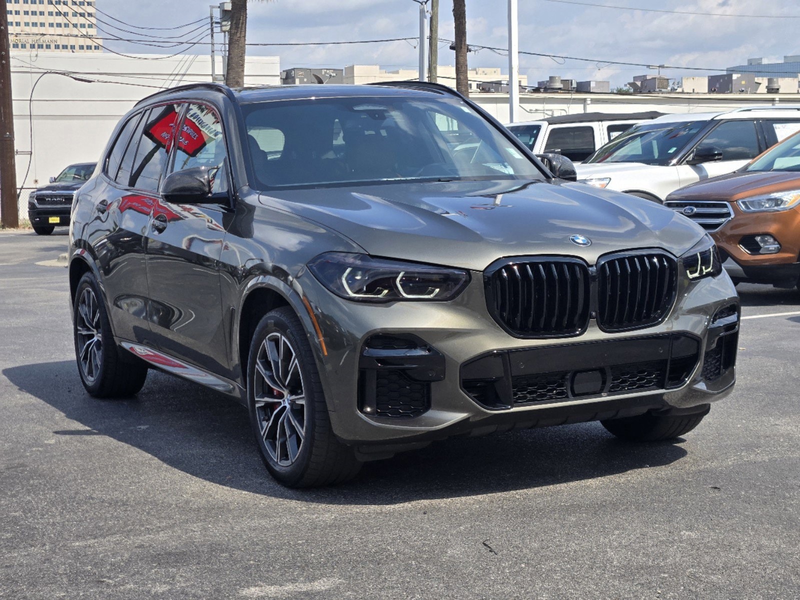 Used 2022 BMW X5 M50i with VIN 5UXJU4C03N9K70501 for sale in Houston, TX