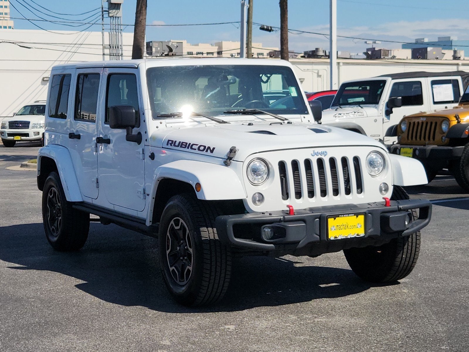 Used 2017 Jeep Wrangler Unlimited Rubicon Hard Rock with VIN 1C4HJWFG3HL512840 for sale in Houston, TX