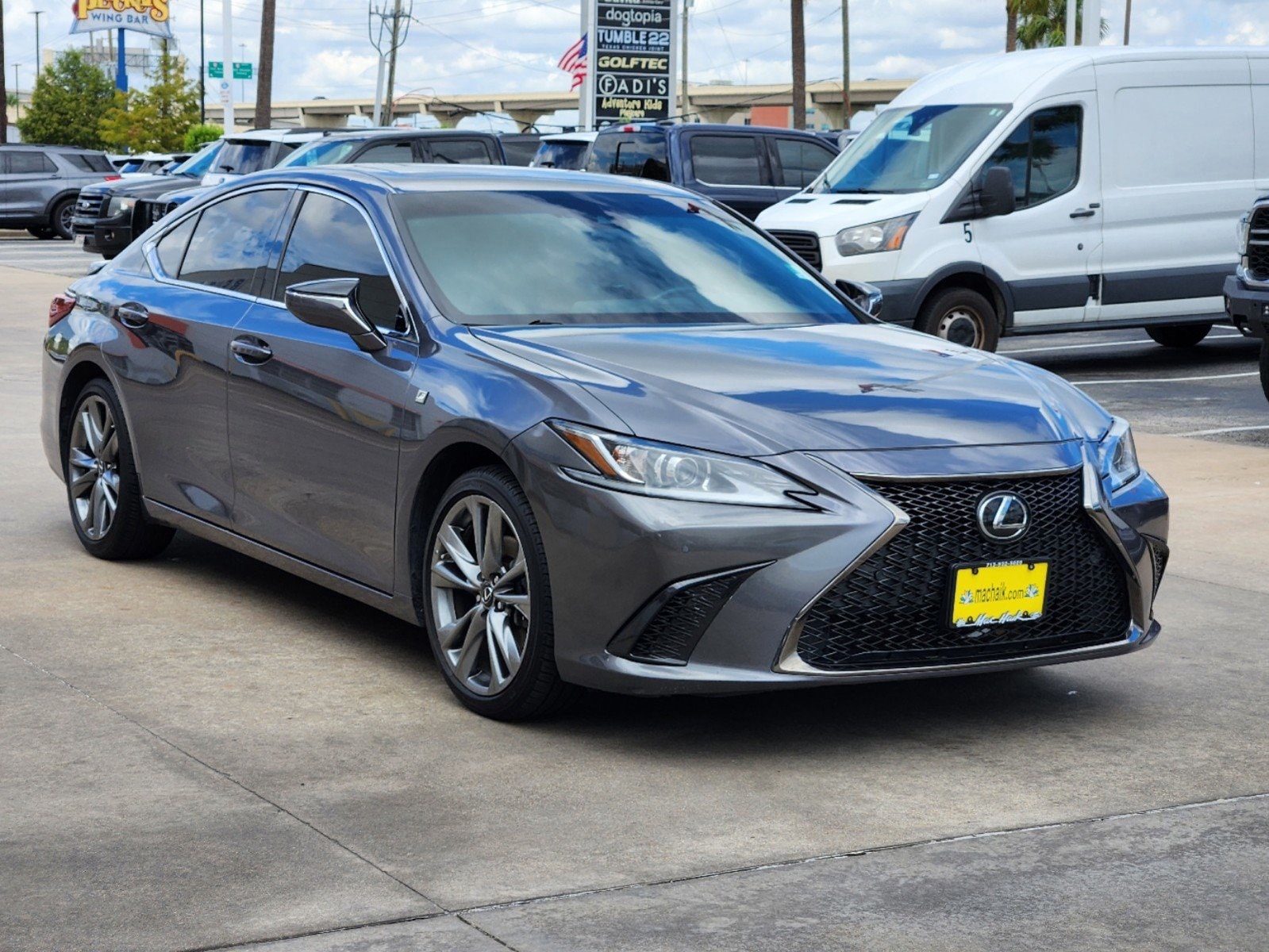 Certified 2019 Lexus ES F SPORT with VIN 58ABZ1B15KU010064 for sale in Houston, TX